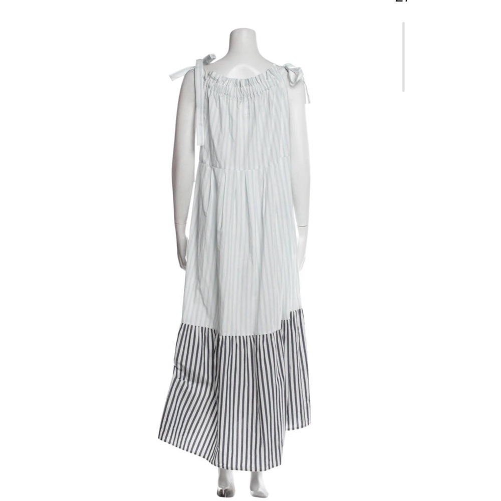 Max Mara Weekend Tent Striped Dress %100 Cotton